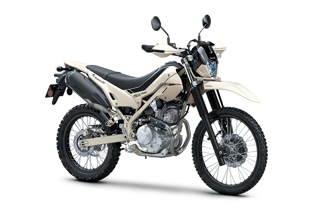 ラインナップ追加】 懐の広い“おしゃれ”なオフロード。KLX230 SHERPAが